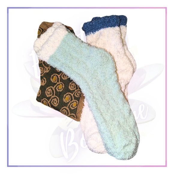 Women's Socks/Hosiery Size OS Boho & Snuggly Warm Styles (3 Mixed pair) - Picture 5 of 12